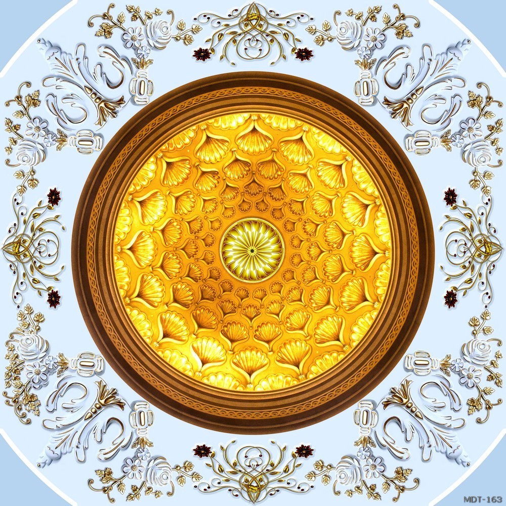 Mẫu dán trần họa tiết MDT-163